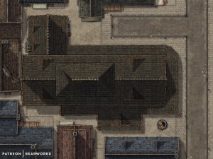 Urban Tavern | Battlemap | 40x30