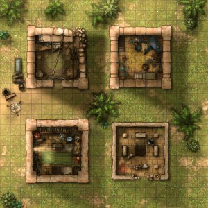 Simple Ruined Wizard Tower