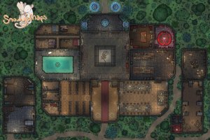 [60x40] Ritual Dungeon Mansion Ground Night