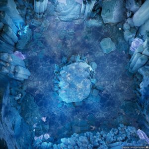 White Dragon's Lair | [Animated Battlemap] [40x40] [100px per Square] [Gridless] [3D Rendered] [OC] | Beneos Battlemaps