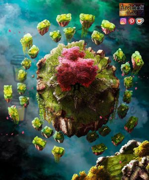 Celestial Garden (rpg fantasy map grid+gridless)