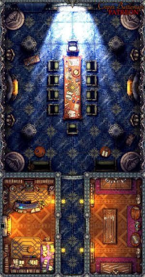 War Council Hall 10x19 battle map