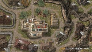 City Tavern on a cliff with an exquisite terrace view. Welcome to Stonehaven Rest: built for a quiet night's sleep, or a chaotic bar fight.