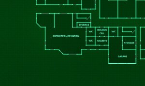 I wonder what kind of useful loot we might find in this abandoned police station! - A day at the city center - Police Station - 4 Level - abandoned variant [32x21] + Floorplan Handouts