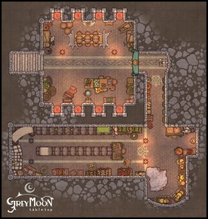 A 2-part set of player bases for prayer-based characters: the Cleric's Lodge and the Paladin's Bailey [multiple]