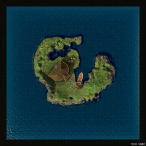 Your players aren't silly enough to harass the retired adventurer living a peaceful life here, are they? Fisher's Isle (44x44) - free day & night maps plus hundreds more!