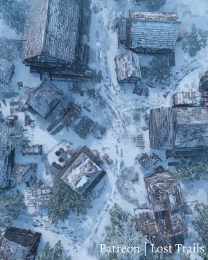 Winter City Battlemaps