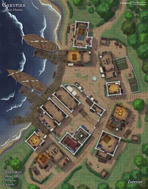 Greypier - 47x60 - Hamlet Battlemap - RC