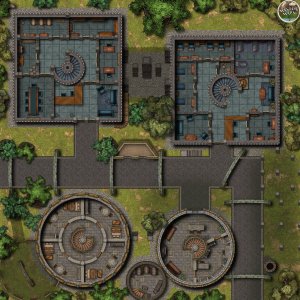 Tower District (Top-to-Bottom) [40x40]