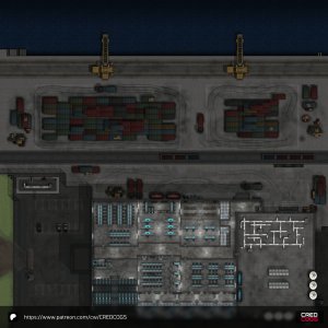 100x100 Free Modern/Sci Fi Shipping Dock Map
