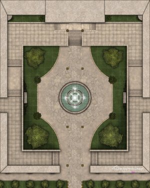 Free Palace Courtyard Day, Night, Basic 20x25 200DPI