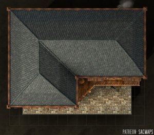THE GENERAL STORE (16x14 multilevel – store, cellar, upstairs living space) - free day & night multilevel plus hundreds more free maps!