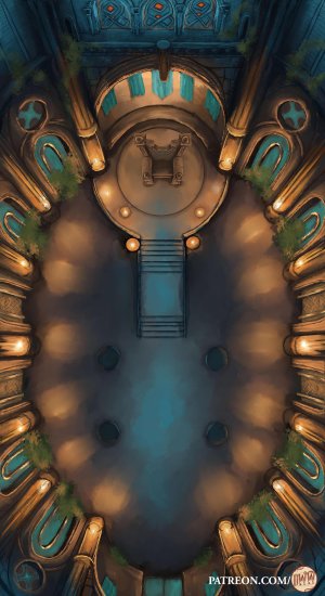 Throne Boss Room Battle Map