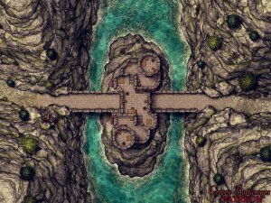 The Gorgewarden’s Keep 40x30 battle map