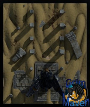 "Sphinx"(27x32) can you face the ruins of the sphinx and leave to tell the tale? Are they variant maps or just all the different sphinxes your players need to meet across the world?