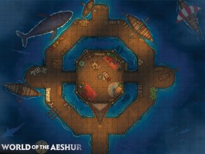 A harbor at sea + variant - [40x30]
