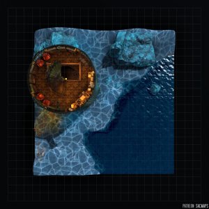 Astronomer's Tower (26x26 Multilevel - 8 floors!) - free day + night maps, plus 1000+ more freebies.