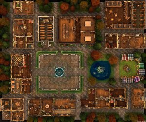 Today is my 4 year mapmaking anniversary, so here's a full free HUGE map pack for everyone! THE MODEL VILLAGE (60x50 Multilevel) - 28 buildings, 3 multilevel variants, 45 map files, 524 (!) first person walkthrough / flyover pics + videos, VTT import data