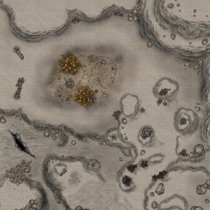 Wasteland (80x80) My players ended the world. From green and vibrant to this.