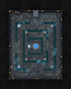 [OC] The Arcane Sanctum — a ritual battlemap for your next big encounter