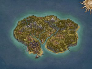 [WIP] Little island region map, any feedback appreciated!