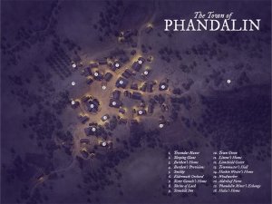 Map of the Town of Phandalin