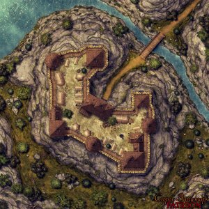Lakewatch Stronghold 50x50 battle map