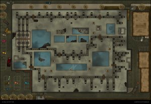 a day at the mall [75x52] [abandoned / apocalyptic version] – Ground Floor, Upper Floor, Roof & Handouts