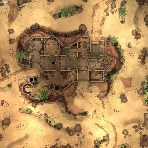 Desert Keep [40x40]