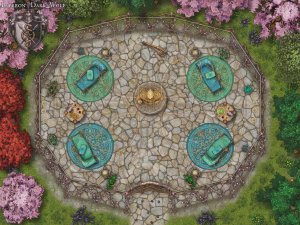 A quiet moment of tranquility, or a stage for subtle machinations... [2K 20x15 Gridless] [OC]