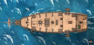 Galleon 'Ship of the Line' [42 x 20] 6 Decks
