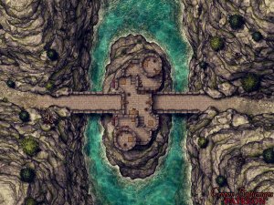 The Gorgewarden’s Keep 40x30 battle map