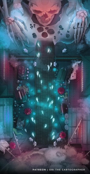 Haunted Japanese Street Market [26x50][NoAI] | Ori the Carto