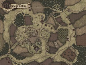 Map of Graynwallen Town