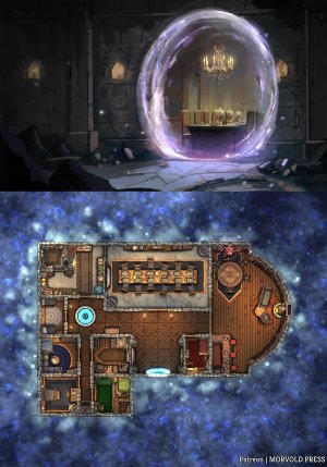 Mordenkainen's Magnificent Mansion [25 x 21]